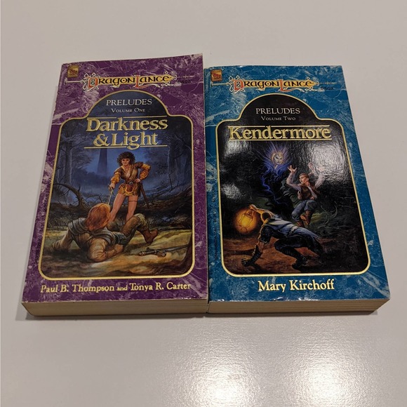 Dungeon & Dragons Other - Dragonlance Prelude Book Lot Vol 1 & 2 (Paperback) - Dungeons & Dragons